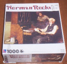 Norman Rockwell Jigsaw Puzzle Box